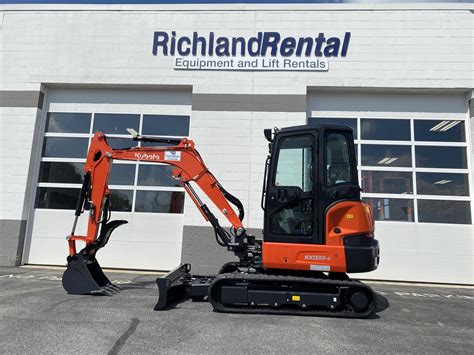 Rent the Kubota KX033 Mini Excavator 